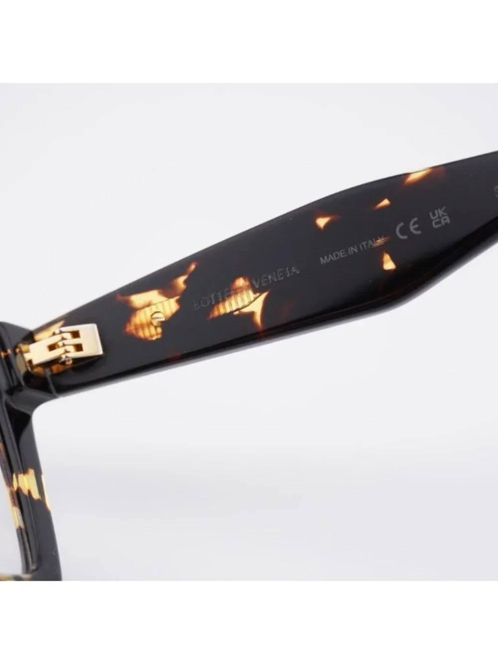 Bottega Veneta BV1458O 002 Eyeglasses Havana 52mm Square Frame